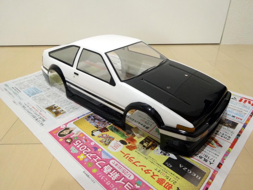 AE86塗装ステッカー完了