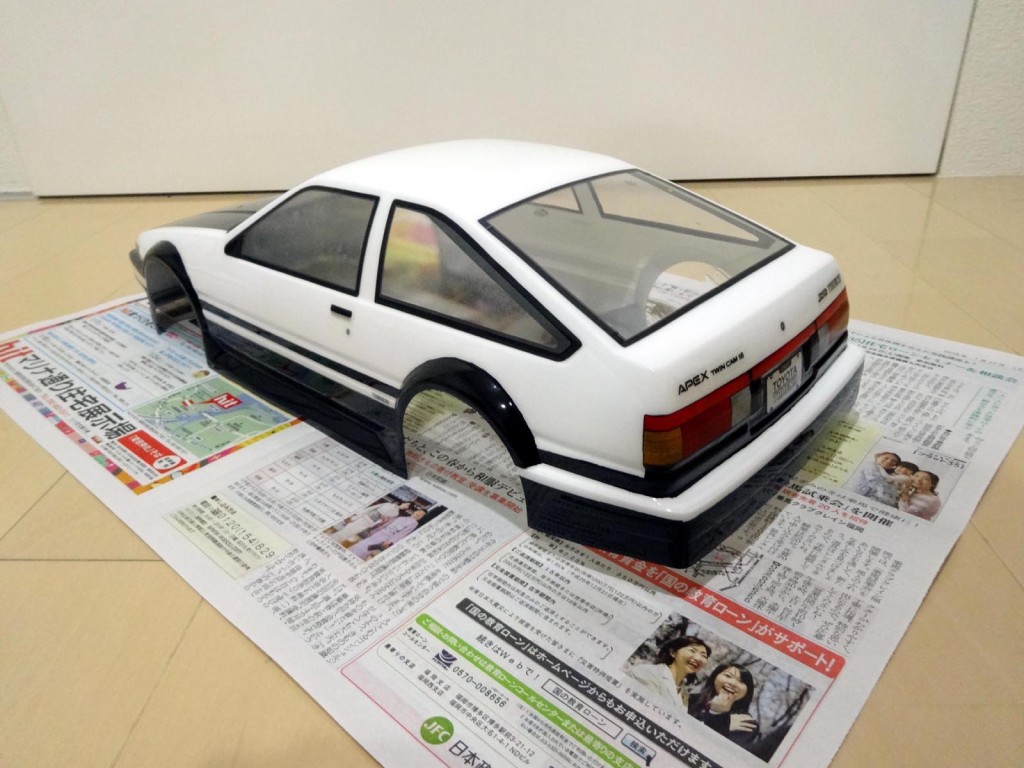 AE86塗装ステッカー完了