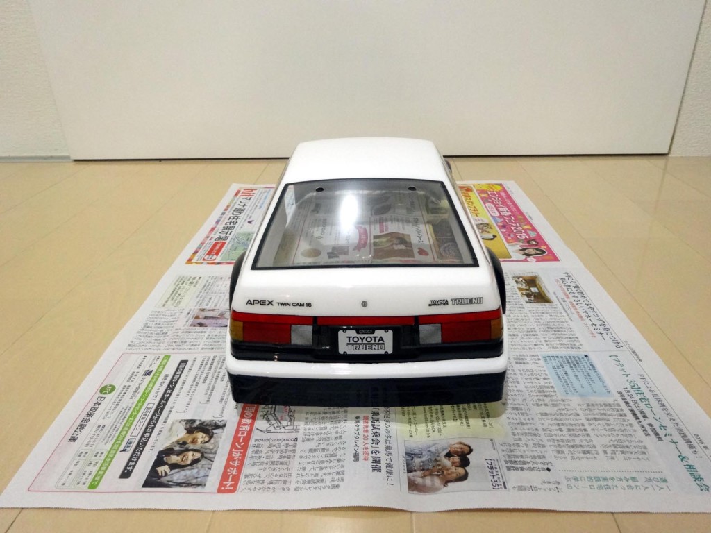 AE86塗装ステッカー完了